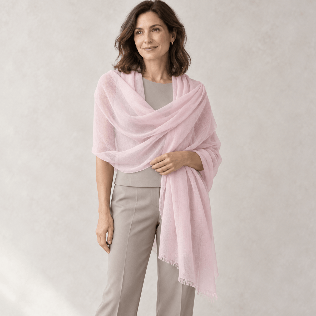 Soft Blossom 100% Ultra-Fine Cashmere Scarf Shawl – Lightweight Oversized Wrap for Year-Round Wear | Avelorie