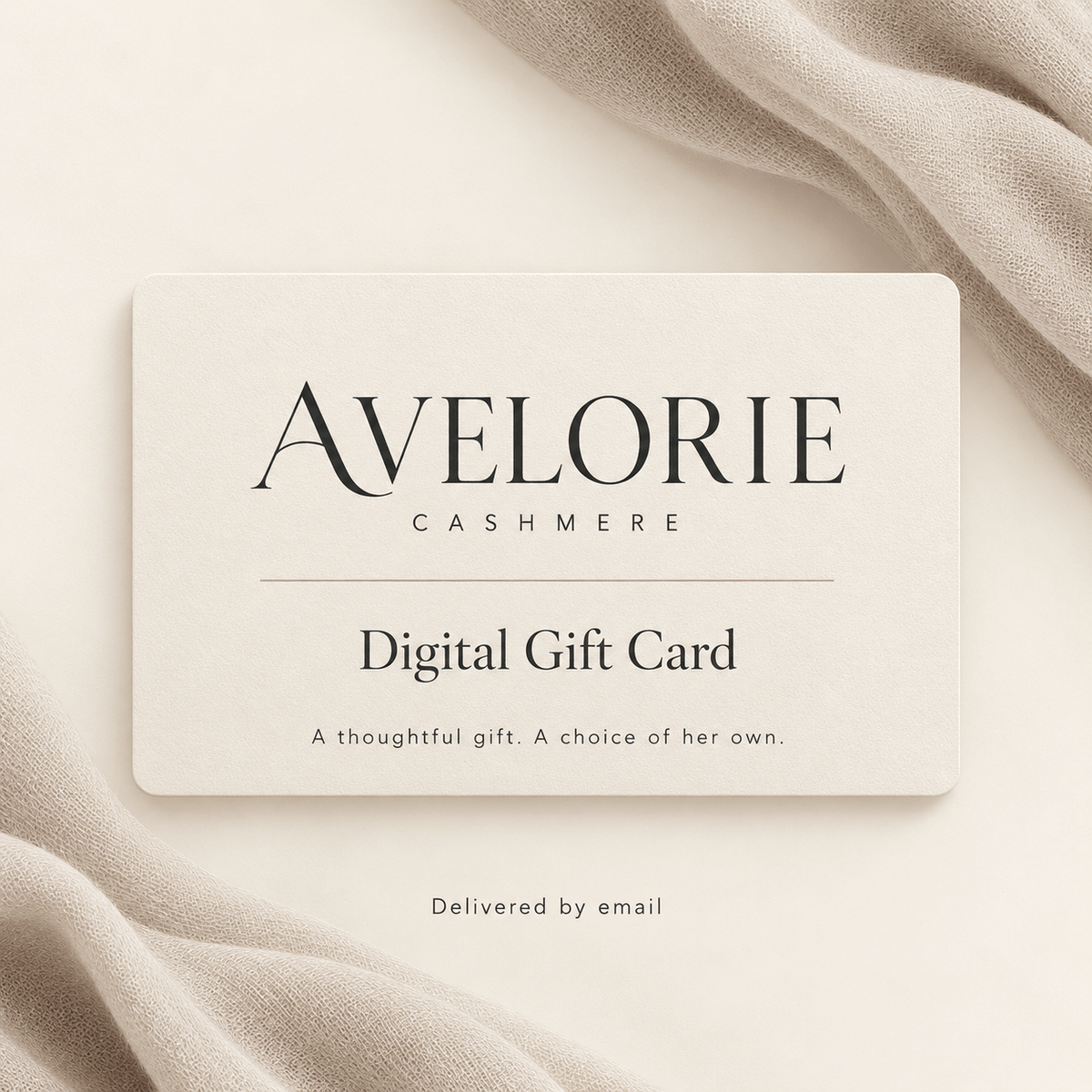 Avelorie Digital Gift Card